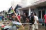 Diduga Arus Pendek, 5 Unit Rumah Kontrakan di Jorong Kuamang Hangus Terbakar