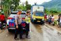Pasca Banjir di Jalan Raya Tarusan, Kasat Lantas Pessel Himbau Pengendara Berhati Hati