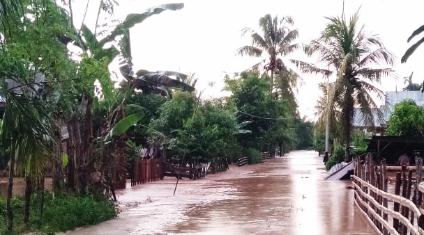 Diguyur Hujan, Dua Nagari Kecamatan Ranah Hulu Pessel Kembali di Rendam Banjir