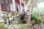 Pembangunan Kantor Desa Sioban Rencana Gunakan Batu Karang, Kades Artius : Menunggu Kebijakan Bupati