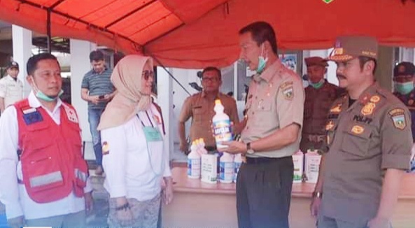 Pemko Padang Panjang Terima Bantuan Disinfektan Dari Anggota DPRD Komisi IV Sumbar Partai Gerindra
