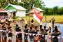 Unik, Upacara Detik-Detik Proklamsi di Dusun Sidodadi Pasbar di Laksanakan di Tengah Sawah