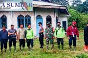 Aktifkan Kembali Masjid di Km 37, Koramil Sikakap Goro Bersama Dengan Warga