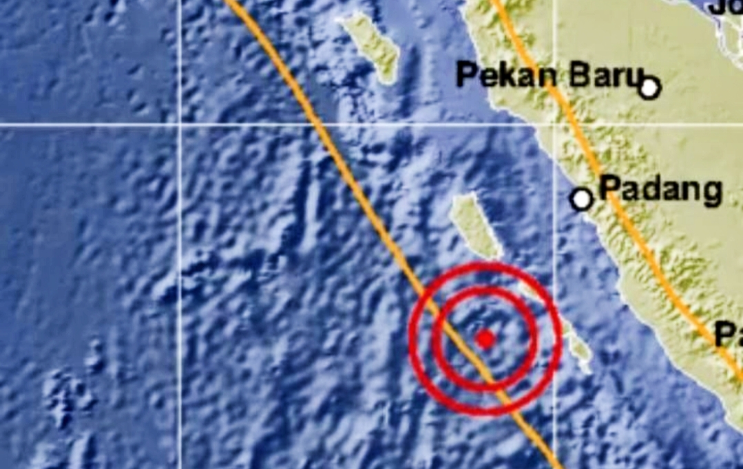 Gempa Magnitudo 6,3 SR Guncang Mentawai dan Beberapa Daerah di Sumbar