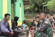 Warga Penerima Manfaat Rehab RTLH di Sambangi Satgas TMMD