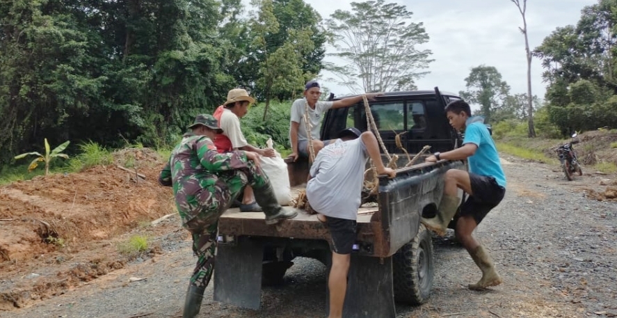 Desa Bukit Pamewa dan Masyarakat Apresiasi Hasil Pembangunan Program TMMD