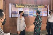 Kapolres Mentawai Bersama Dandim Tinjau Posko Pengamanan Ops Ketupat Singgalang 2021