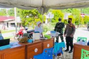 Cek Pelaksanaan Vaksinasi, Dandim Bersama Kapolres Turun Ke Lokasi Kantor Dinkes Mentawai