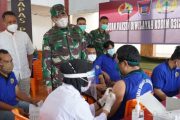 Vidcon Dengan Panglima TNI, Danrem 032 : Vaksinasi di Sumbar Akan Terus di Geliatkan