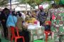 Kolaborasi Vaksinasi Massal di Halaman Polsek Sikakap di Ikuti Sebanyak 135 Orang