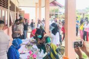 Gerai Vaksinasi Presisi di SMA 2 Sipora, Kapolres Mentawai Ajak Pelajar Tetap Jaga Prokes