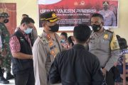Vaksinasi Presisi di SMPN 2 Sipora di Kunjungi Kapolres Mentawai, Peserta di Ikuti 168 Orang