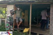 Babinsa Sikakap Ikut Cek Penemuan Mayat Terpisah Dengan Kepala di Dusun Seay Baru