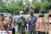 Lomba Giat Prestasi Pramuka Kwartir 15 Mentawai di Sawahlunto di Dampingi Anggota Koramil Sikakap