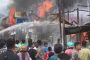 Kebakaran Hebat di Pasar Bandar Buat Hanguskan 16 Kios