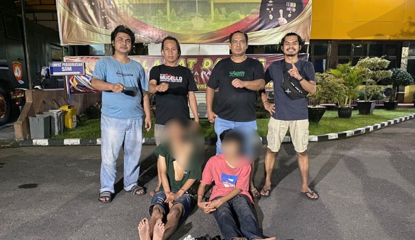 Dua Pemuda Pencuri Handphone di Ringkus Tim Klewang di Pasia Jambak