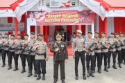 Kapolres Mentawai Bersama Personel Peringati Hari Kesaktian Pancasila di Halaman Kantor Bupati