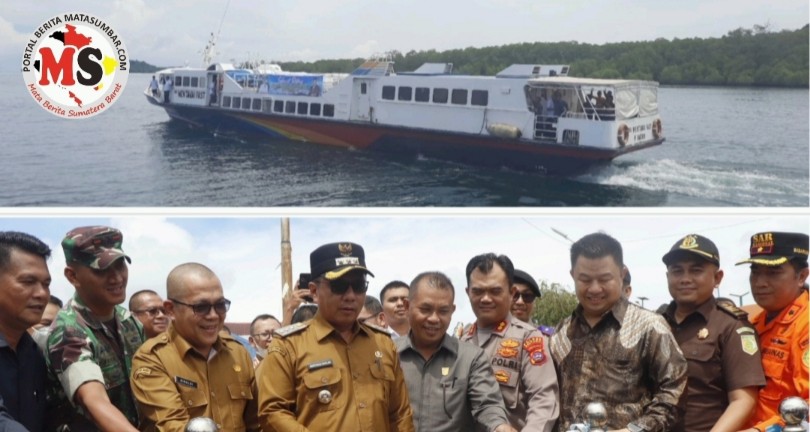 Kapolres Mentawai : Kapal Cepat Antar Pulau, Permudah Akses Transportasi Masyarakat