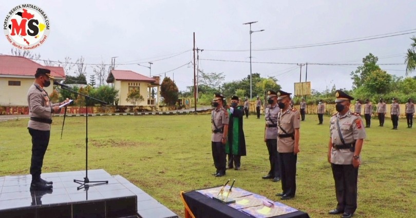 Sertijab Wakapolres, Kasat Samapta dan Kapolsek Sikakap, Ini Arahan Kapolres Mentawai