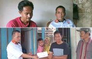 Pulungan Dari Partai PKS Mentawai Berikan Santunan dan Pakaian Untuk Korban Kebakaran di Dusun Tuapeijat