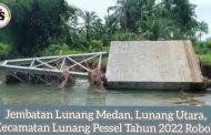 Baru di FHO, Jembatan Gantung Sudah Roboh, Pekat IB Pessel Sorot Kualitas Bangunan