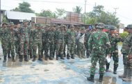 Usai Apel Pagi, Anggota Satgas di Bagi Tugas di Beberapa Titik Lokasi