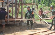 Satgas TMMD Ke-116 Kebut Pembangunan RTLH di Dusun Berkat