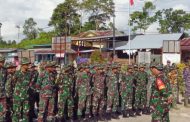 Arahan dan Apel Pagi Anggota Satgas TMMD Ke-116 di Pimpin Wadansatgas