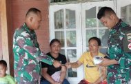Timkes TMMD ke-116 Berikan Pengobatan Gratis di Dusun Berkat