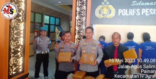 Januari-Mei 2023, Polres Pessel Ungkap 31 Kasus, Dua Kecamatan Masuk Kategori Rawan Narkoba