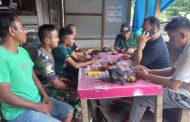 Segelas Kopi Terjalin Silaturahmi dan Kebersamaan Dengan Satgas TMMD