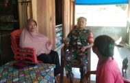 Jalin Silahturahmi, Babinsa Sikabaluan Sambangi Ibu-Ibu RT di Dusun Sikuran