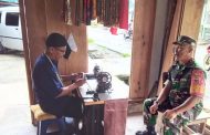 Babinramil 02 Muara Siberut Motivasi Tukang Jahit Pakaian