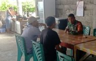 Komsos Babinsa Serka Robin Bahas Soal Jalan Dengan Warga Binaan