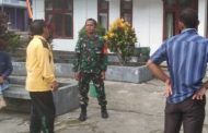 Komsos Babinsa Serda Sudirman Bersama Warga Simalegi