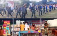 Senam Bersama Meriahkan HUT ke-78 TNI, Kodim 0319 Mentawai Sediakan Stand Aksesoris Tradisional