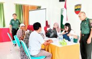 Sambut HUT ke-78 TNI, Kodim 0319 Mentawai Gelar Baksos Kesehatan