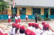 Jadi Irup, Pelda Andarmo Sampaikan Materi Wasbang Kepada Pelajar SDN 09 Muara Siberut