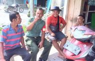 Berikan Motivasi, Babinramil 02 Muara Siberut Sambangi Pelaku Usaha Pangkas Rambut
