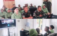 Lepas Sambut Dandim 0319/Mentawai dan Peresmian Masjid Al-Mujahiddin di Lakukan Secara Vidcon