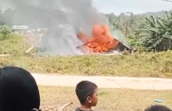 Kebakaran Rumah di Dusun Surat Aban Rata Dengan Tanah, Korban Berharap Adanya Bantuan Pemerintah 