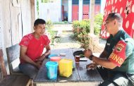 Bahas PDAM dan Ekonomi, Babinramil 03 Sipora Komsos Bersama Ketua BPD Goiso'oinan