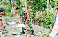 Babinramil 03 Sipora Bantu Warga Bangun MCK