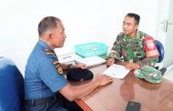 Komsos Bersama Staf Lalin UPP, Babinramil 03 Sipora Bahas Keamanan dan Ketertiban Dermaga Tuapeijat
