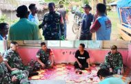 Danramil 04 Sikakap Bersama Danpos Satgas Pulau Terluar Monitor Wilayah Desa Betu Monga