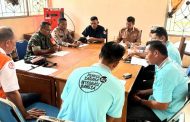 Rakor Pendistribusian Logistik Pemilu di Wilayah Siberut Utara di hadiri Babinramil 01 Sikabaluan