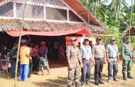 Babinramil 02 Muara Siberut Pantau Pemilu di Desa Sagulubbeg