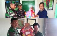 Perayaan Imlek, Danrem 032/Wbr Berikan Bingkisan Parcel Kepada Warga Tionghoa di Muara Siberut