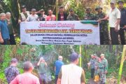 Babinrmil 04 Sikakap Hadiri Pencanangan Air Bersih di Dusun Buriai
