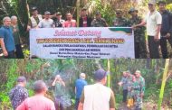 Babinrmil 04 Sikakap Hadiri Pencanangan Air Bersih di Dusun Buriai